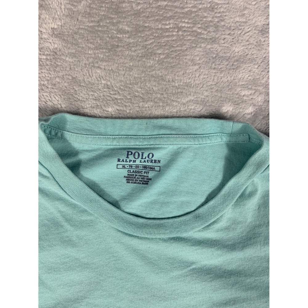 Polo Ralph Lauren Classic Fit Hawaiian Graphic Men's T-Shirt XL Green - Picture 3 of 7